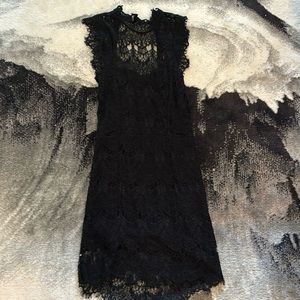 Free people lace mini dress